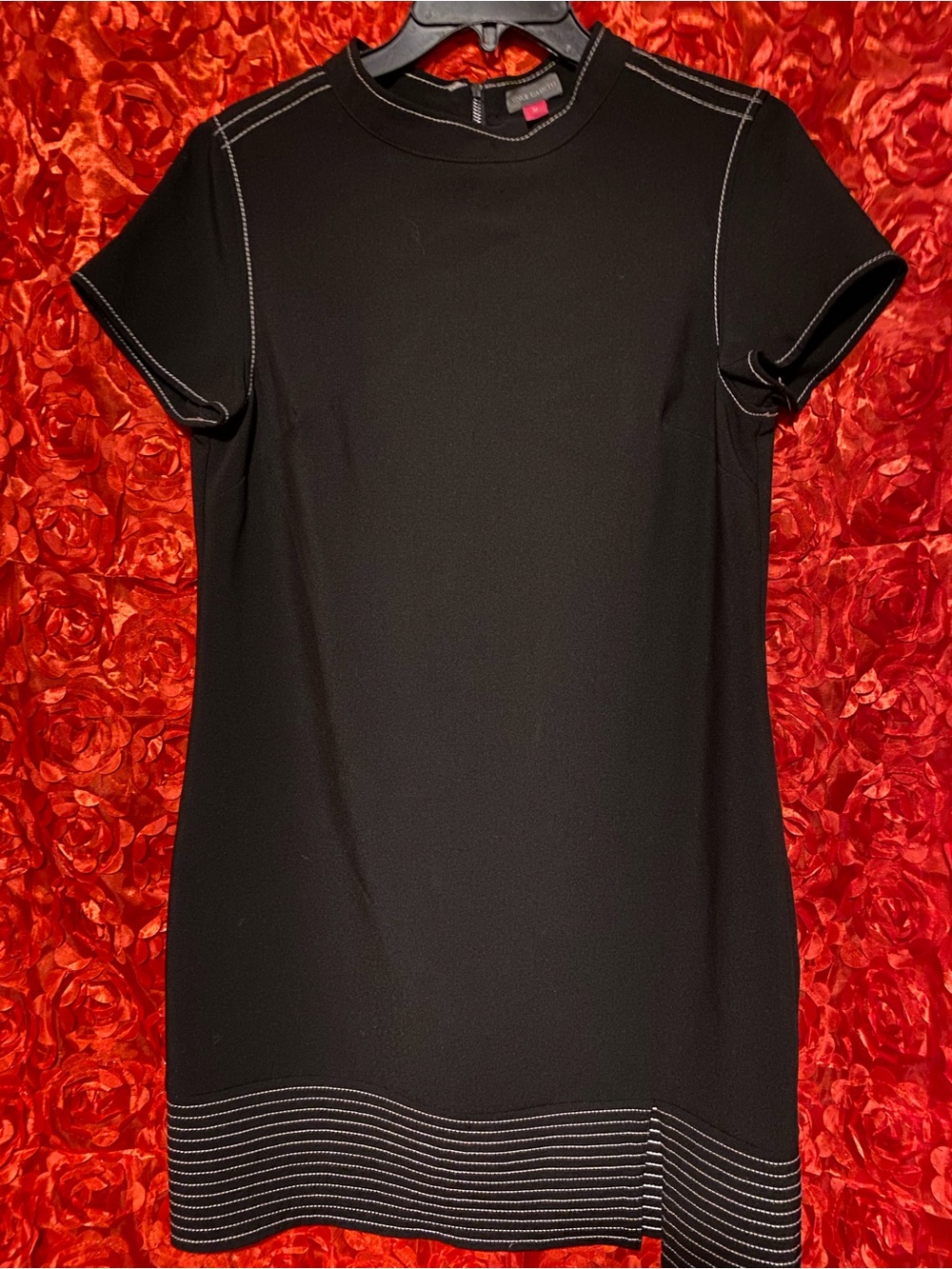 Black Zipper-Back Dress